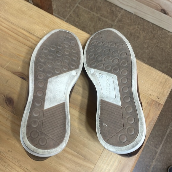 Guess Leather Dress Shoes Mens Rich Brown Excellent Almost New Condition 9.5 - Picture 7 of 10